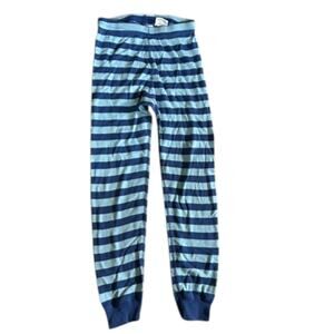 Hanna Andersson Blue Stripe Pajama Pants  Boy's Sz 6-7